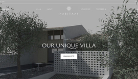 Responsive website for Habitals in Syvota 