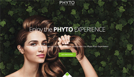 Web application for Phyto Hair Experience in Athens