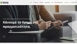 Responsive website for Terra Consulting in Ioannina