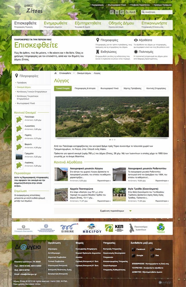 Official website of Municipality of Zitsa