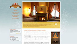 Website for Arxontiko Kipon Guesthouse in Zagori
