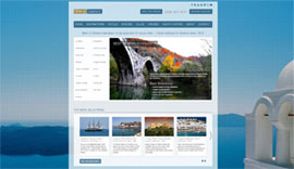 Website for Best of Greece Holidays