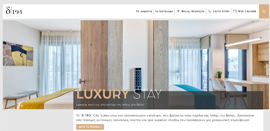 Responsive website for d 193 Luxury Stay in Volos