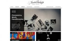 Website for Tatiana Derdemezi Art Gallery in Ioannina, Epirus