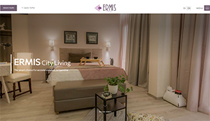 Responsive website for Ermis Hotel in Ioannina.