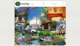 Website for Faraggi Hotel in Kleidonia, Konitsa