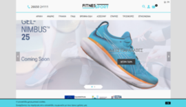 Responsive eshop for Fitnessport in Igoumenitsa