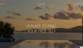 Responsive website for Ego Villas in Lefkada Island