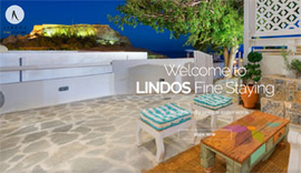 Responsive website for Lindos Fine Staying Hotel in Rhodes