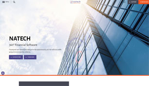 Website for Natech Integrated IT Solutions in Ioannina, Epirus