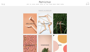 Responsive Eshop for Petrichor Concept Store