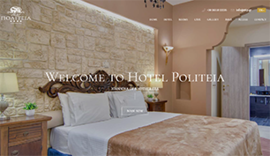 Responsive website for Hotel Politeia in Ioannina.