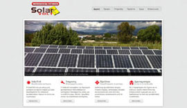 Ιστοσελίδα για την Τεχνική Εταιρία Solar Volt στο Αγρίνιο και τα Ιωάννινα