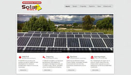 Website for Technical Office Solar Volt, in Agrinio and Ioannina