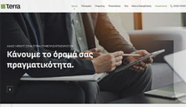 Responsive ιστοσελίδα για την Terra Consulting στα Ιωάννινα