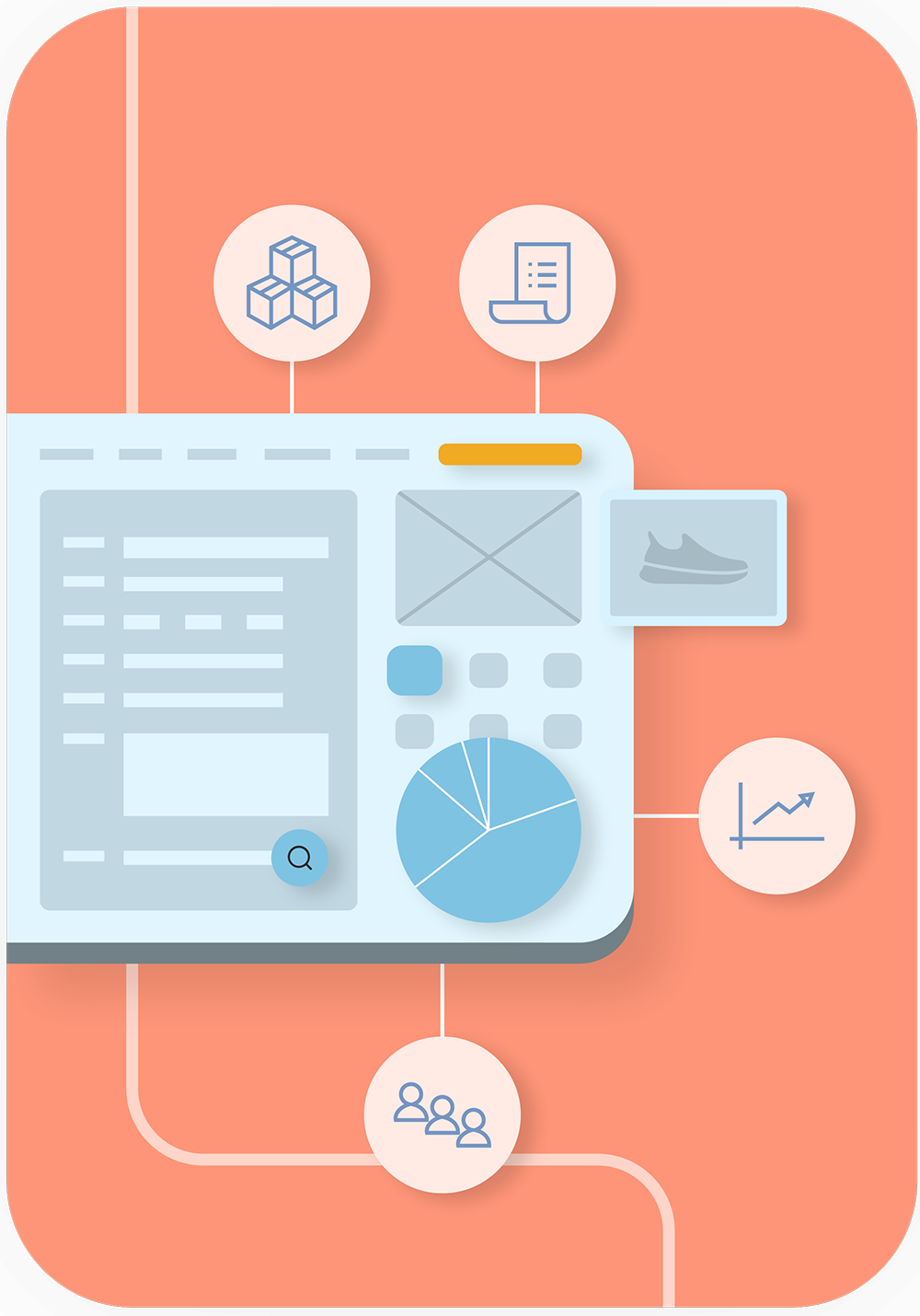 Can I manage my warehouse with Wapp’s e-shop?